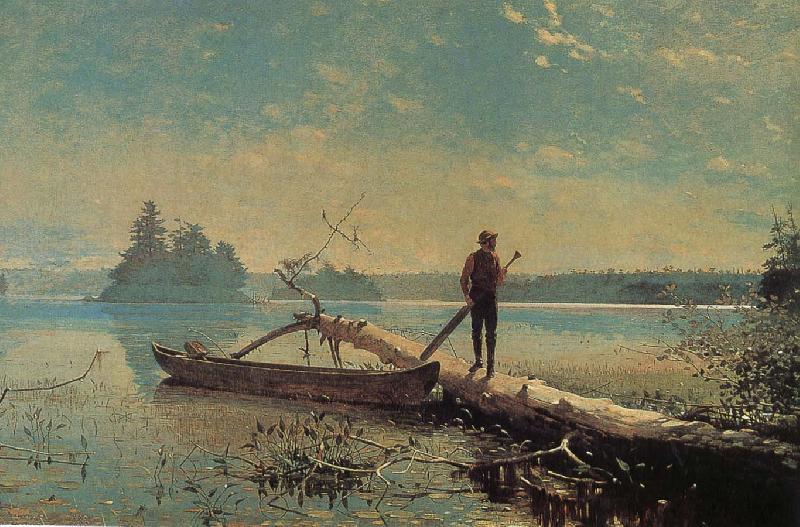 Winslow Homer Morning on the lake oil painting image